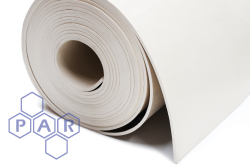 White Abrasion Resistant Rubber Sheeting - White