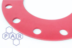 Abrasion Resistant Rubber Gaskets - Red