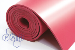 Shotblast Red Rubber Sheeting