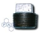 Galvanised Malleable Iron Male BSPT Plug