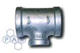 Galvanised Malleable Iron Female x Female BSPP Reducing Tee