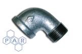 Galvanised Malleable Iron 90° Male x Female BSP