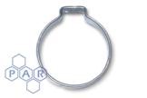 Single Ear Zinc Plated Ear Clamps