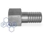 Stainless Steel Flat Faced Female BSP x Hose Tail