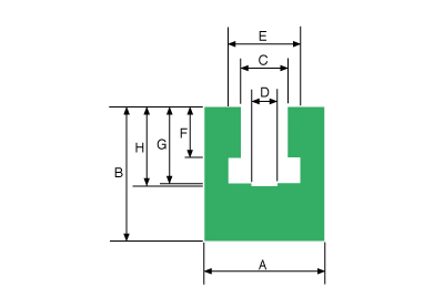 GL1B Dimensional Drawing (One Part)