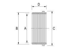 IDF Expanding Weld Liner - Dimensional Drawing