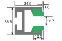 WS-P12B-1 Dimensional Drawing