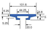 WS-P253BE Dimensional Drawing