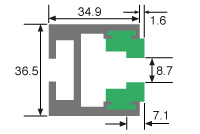 WS-P8B-1 Dimensional Drawing