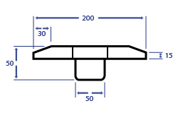 Scaffolding Gap Protector - Dimensional Drawing