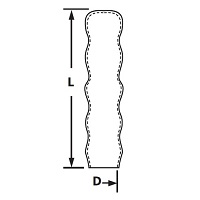 Style 1503 Grip - Dimensional Drawing