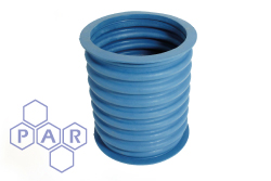 Blue Metal Detectable Rubber Bellows