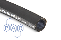 6320 - Superheated Black Rubber Steam Hose