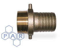Lug Type Coupling - Brass Male BSPP x Hose Tail