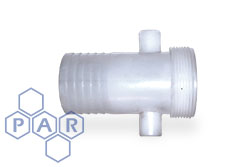 Lug Type Coupling - Polypropylene Male BSPP x Hose Tail