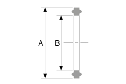 Tri-Clamp Gaskets - 1" - 8" Dimensional Drawing